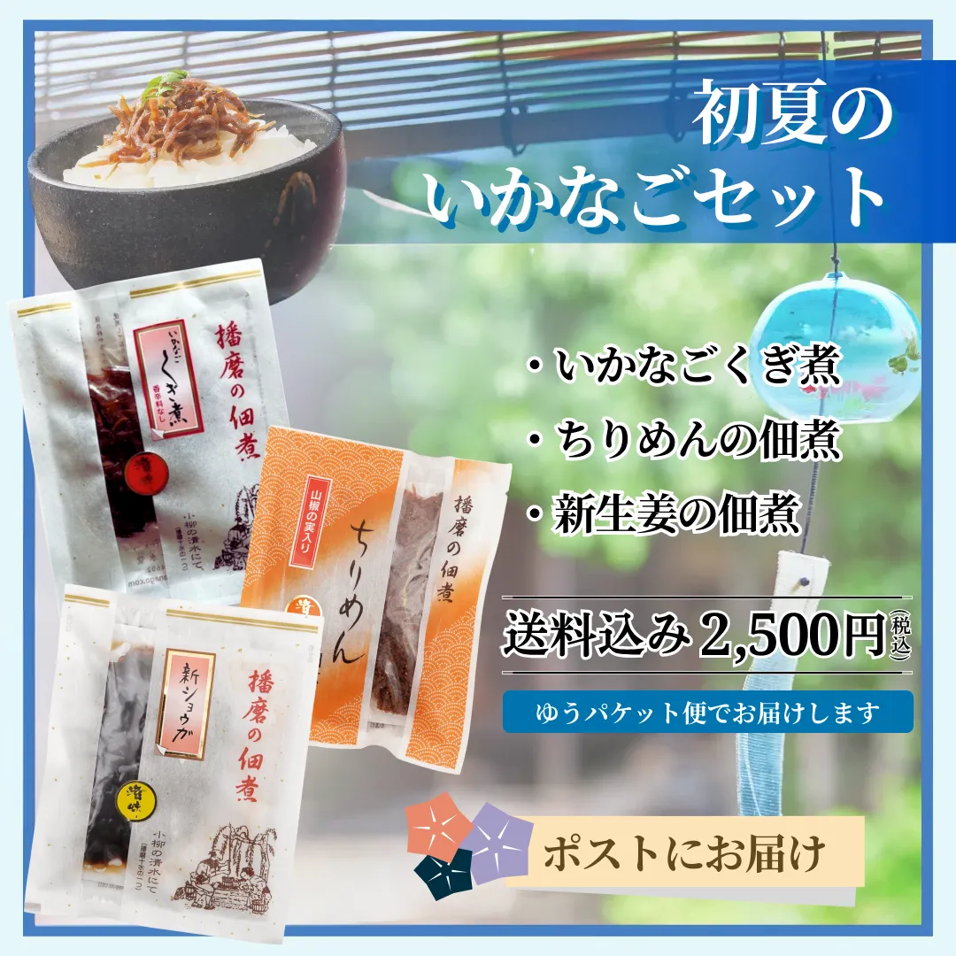 初夏のいかなごセット